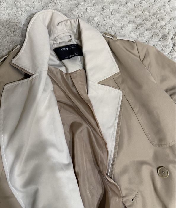 Тренч стильный бежевий