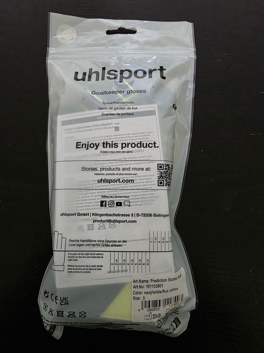 Luvas Guarda-Redes criança Uhlsport Prediction Starter Soft novas