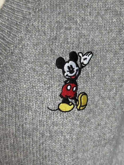 Женский вязаный серый жилет DISNEY Mickey Mouse, р. S-М