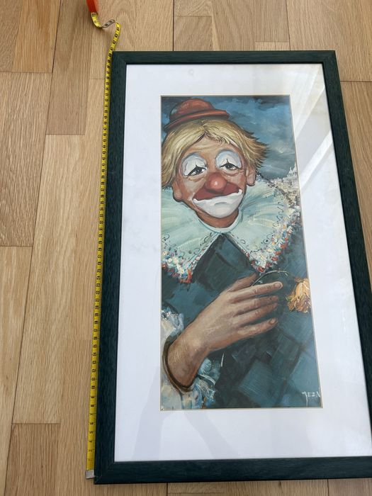 Quadro com palhaço