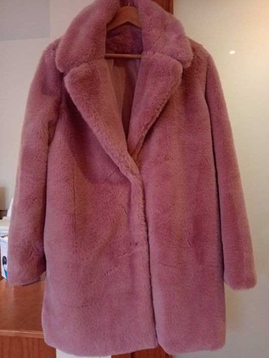 Casaco de inverno de pêlo comprido
