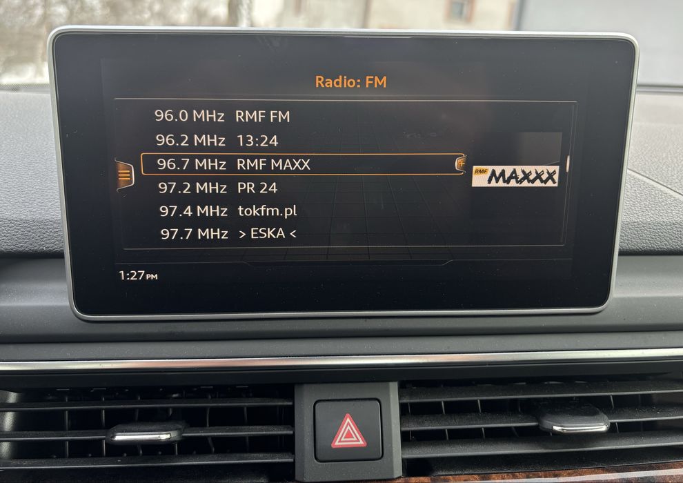 Audi USA lampa tyl kodowanie konwersja polski mapy carplay loga stacji