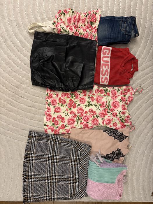 Paka ubran zara, guess, missguided XS/S