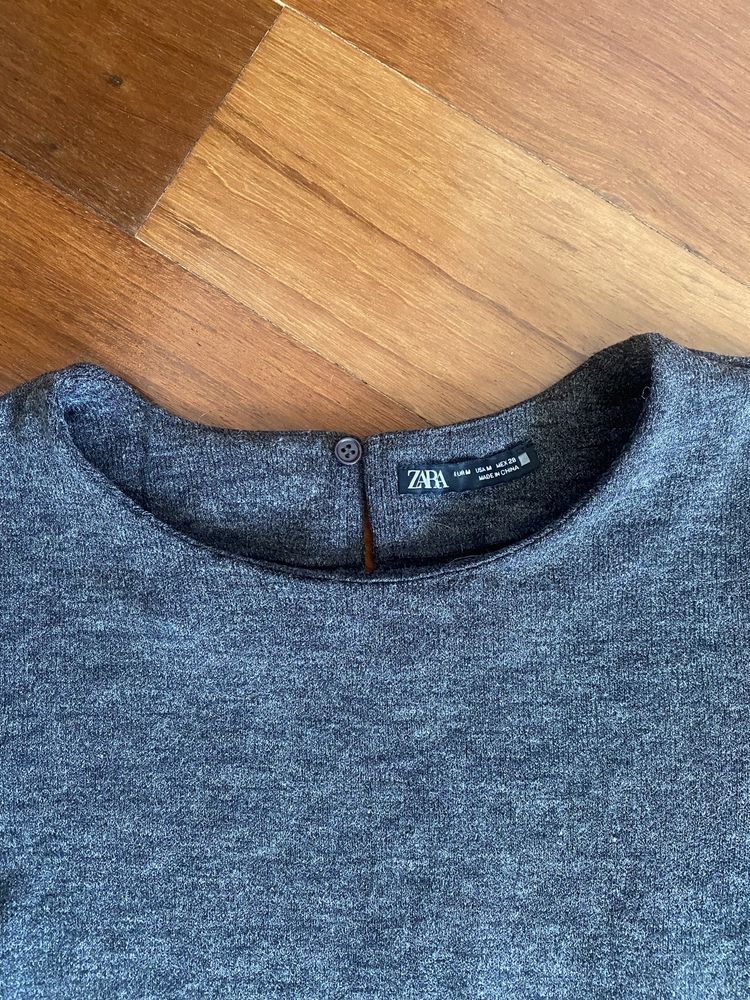 Vestido malha zara novo