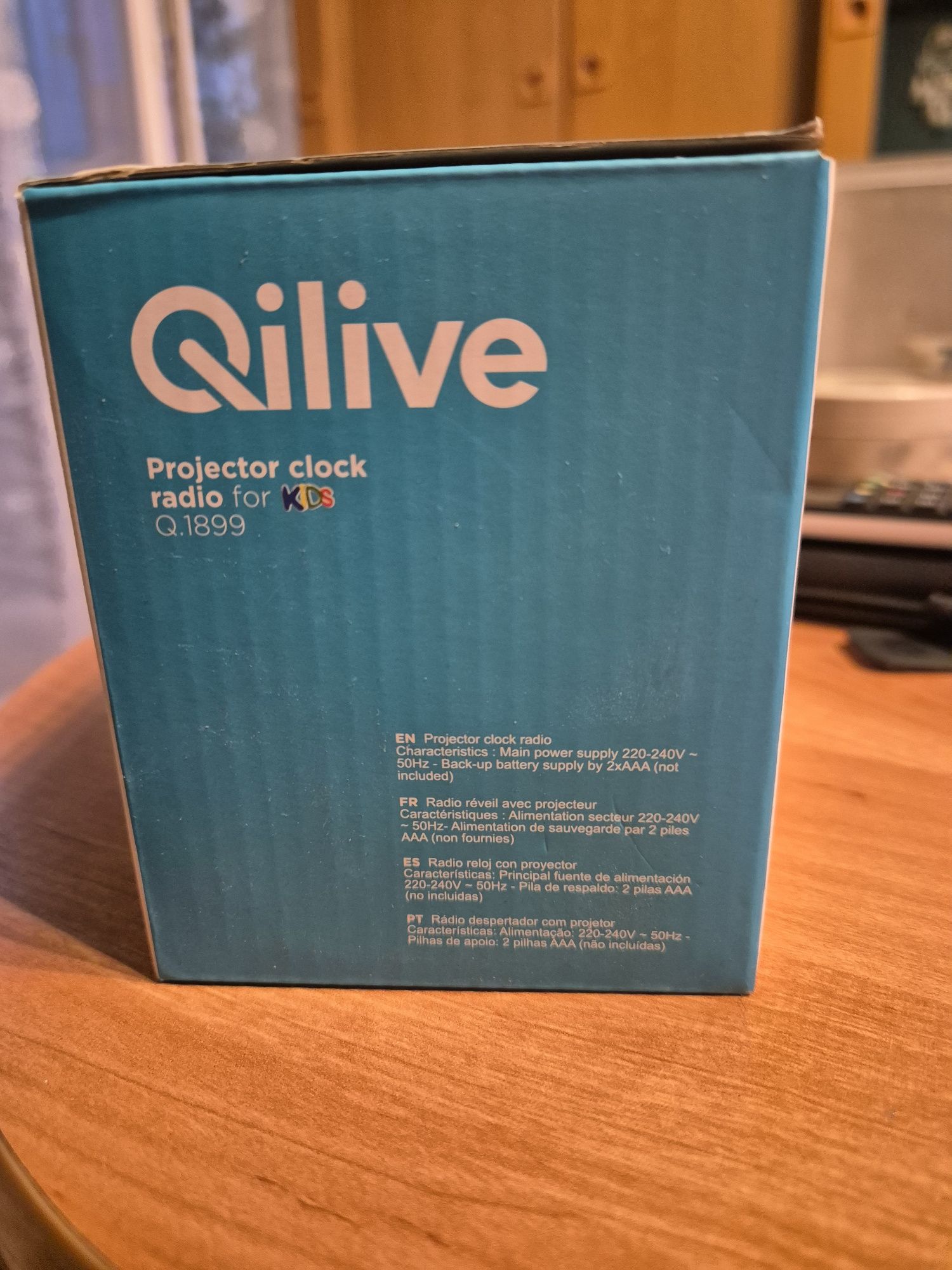 Qilive projektor, radio budzik dla dzieci