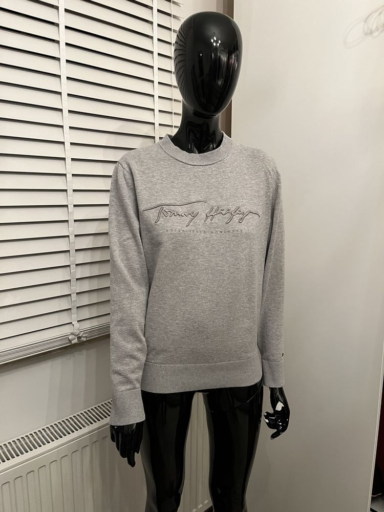 Tommy Hilfiger r. S/M sweter damski szary