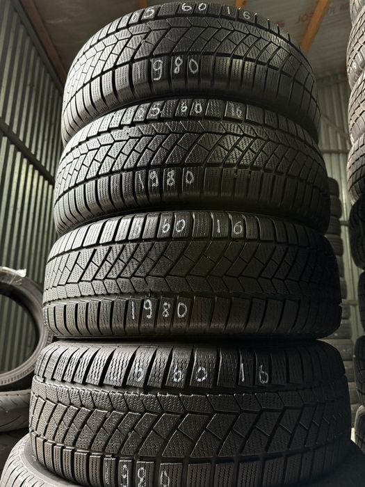 205/60/16 Continental комплект зима склад шини б/у зимня резина