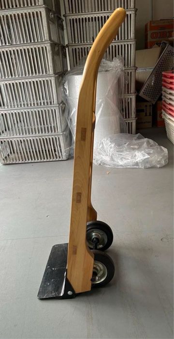 Wozek Transportowy Na Worki Drewno Jesion Orgynalny Nietypowy Desing