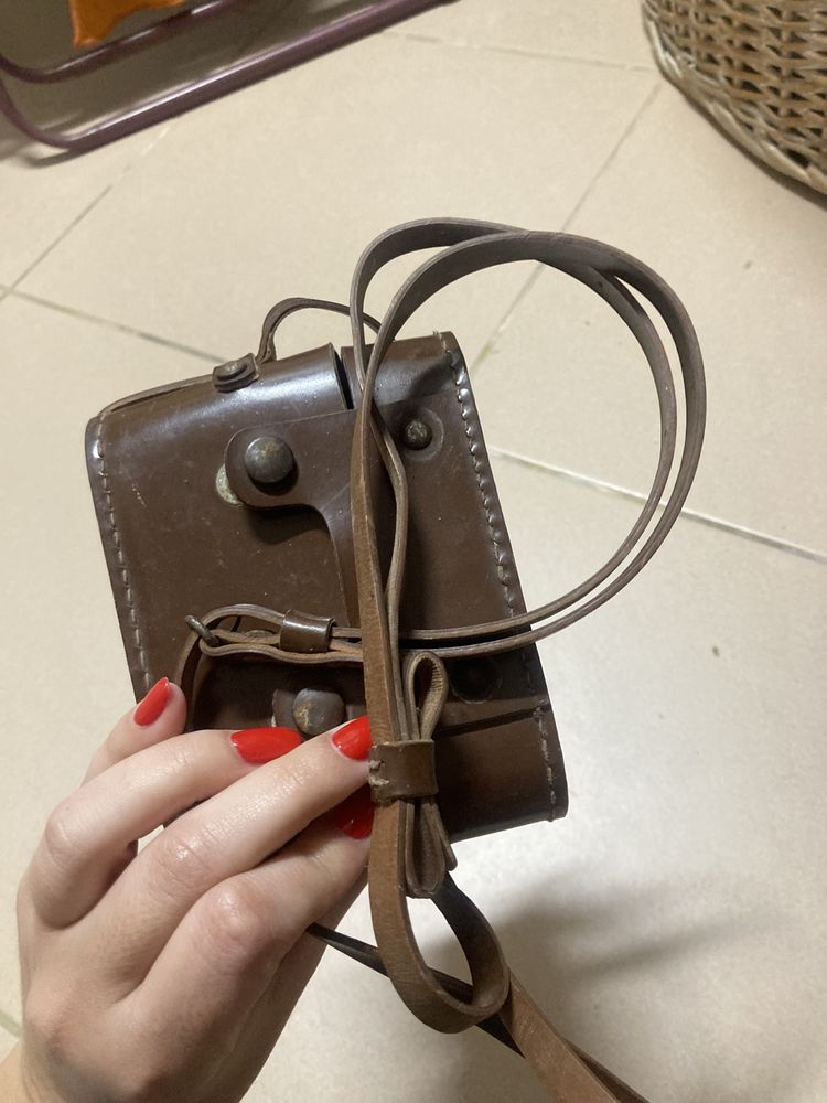 Bolsa antiga para maquina fotografica