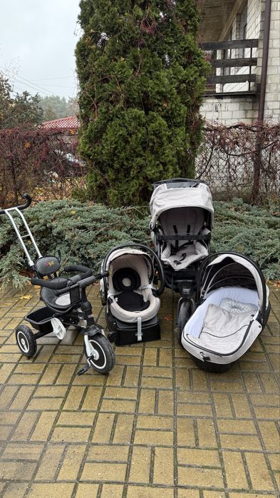 Wózek 3w1 Chicco Trio Activ3 Top + rowerek z rączką (gratis!)