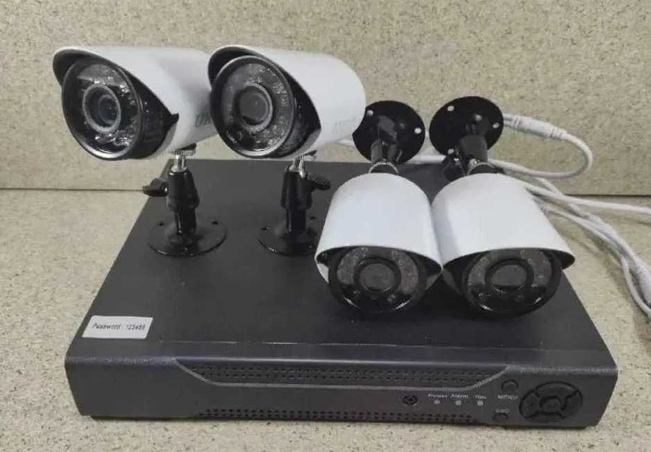 Система видеонаблюдения набор камер проводной цветной