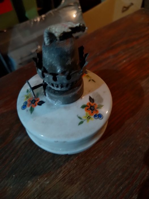 Lampa maftowa ceramiczna