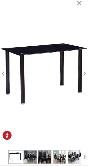 Mesa de jantar com 2 cadeiras