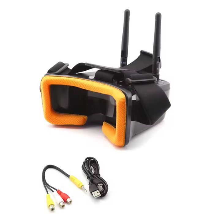 В наявності FPV Шолом для дрона, 5.8G, 40 каналів, аналоговий сигнал