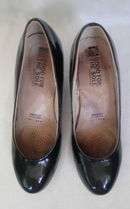 Туфлі чорні лакова шкіра розмір 39 підбор і платформа