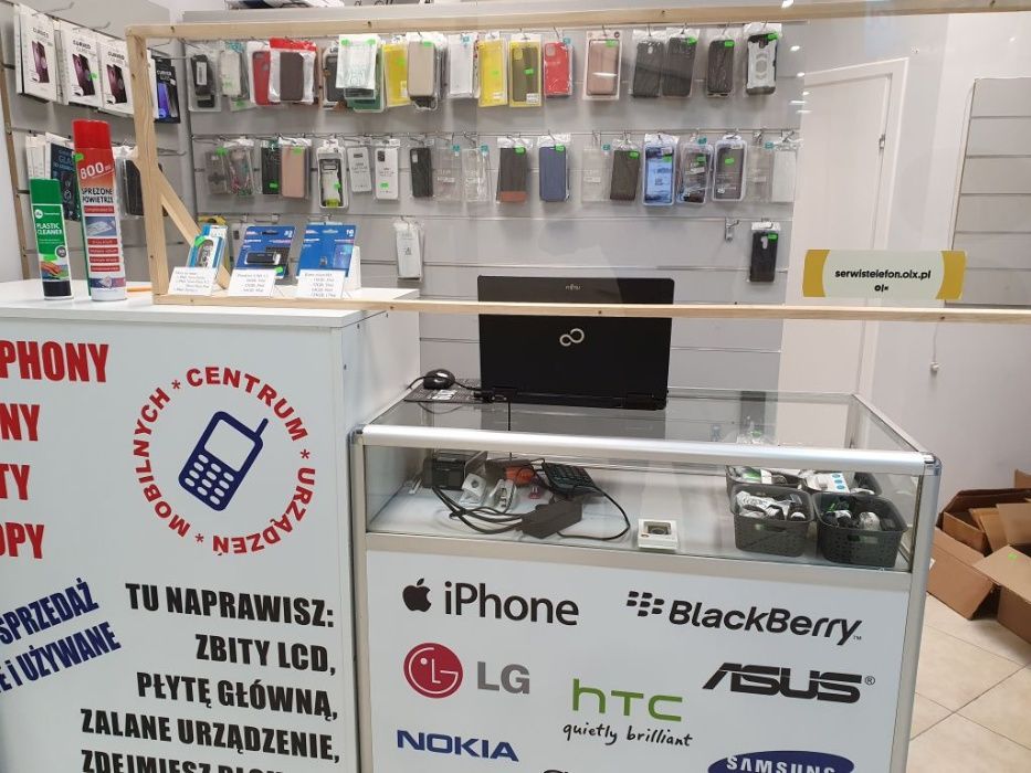 Wymiana zbitej szybki lcd w telefonie, iPhone, Samsung, Motorola, Lg
