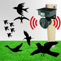 Repelente automatico de pássaros/ aves Espanta pássaros por movimento