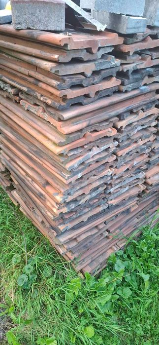 Dachówka ceramiczna płaszowska z rozbiórki