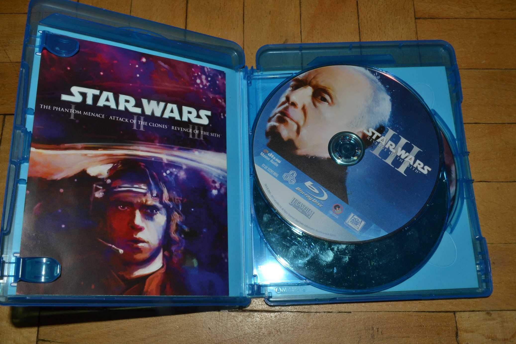 Blu-ray Star Wars Trylogia Prequel PL