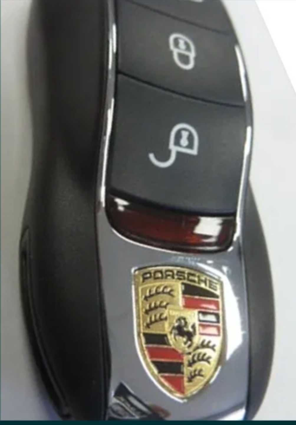 Herb logo na kluczyk Porsche oryginalny metal