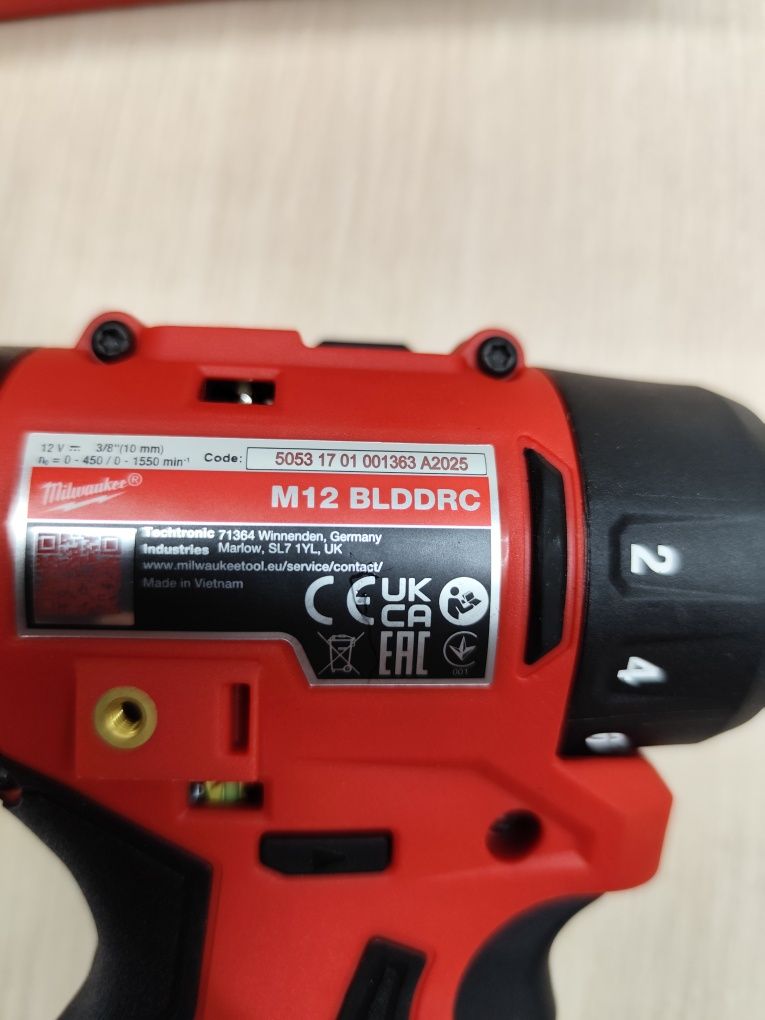 Milwaukee M12 BLDDRC/ Мілвоке оригінал безщітковий щур/