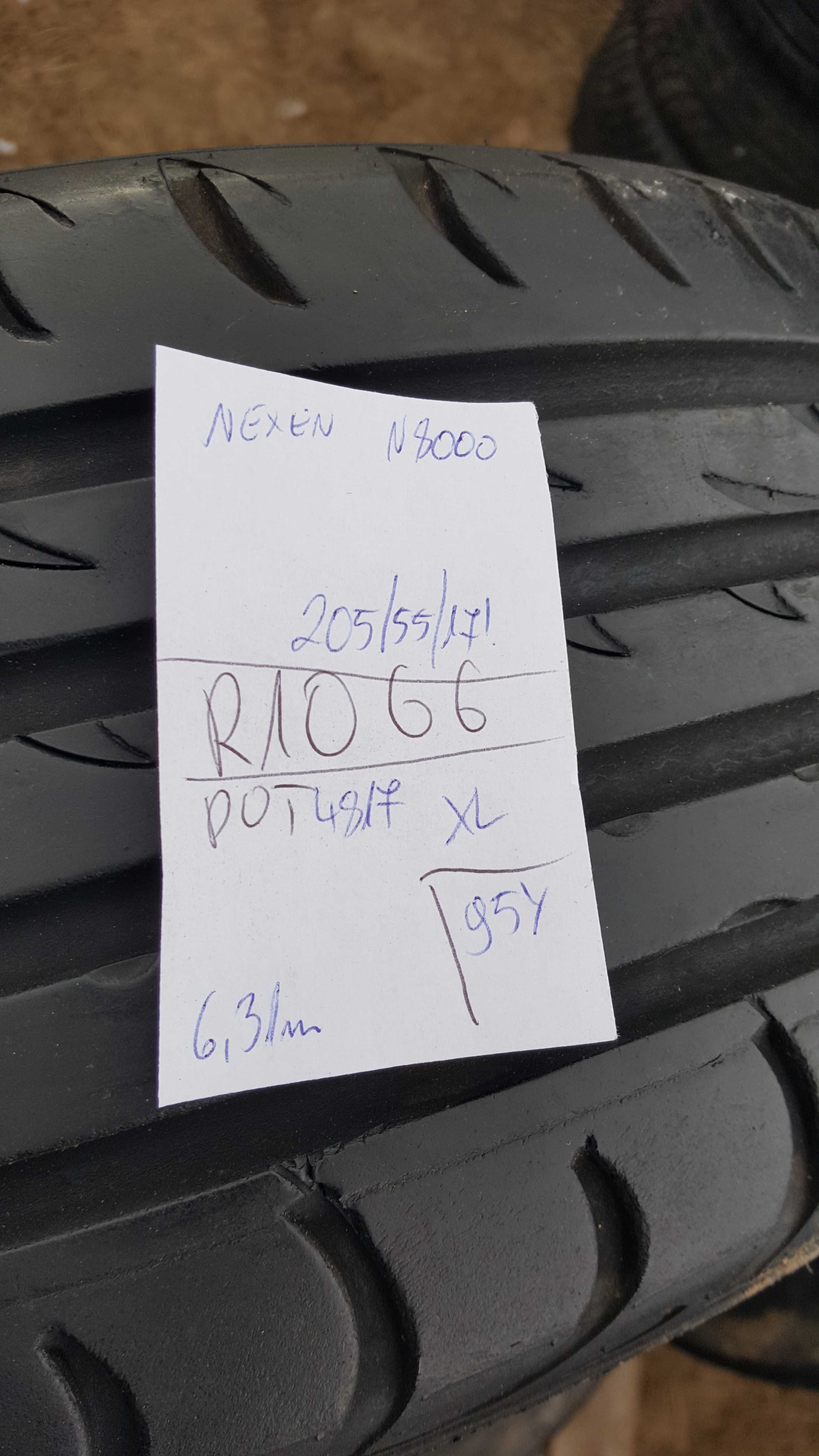 Nexen 205/55 r17 N8000 XL /// 6,3mm!!! 2018r