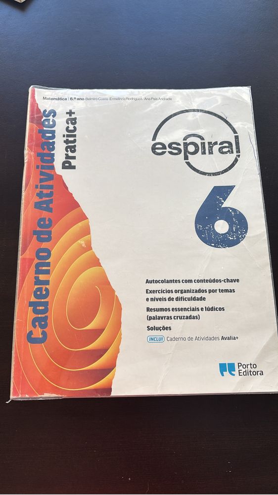 Cadernos de atividades 6 ano