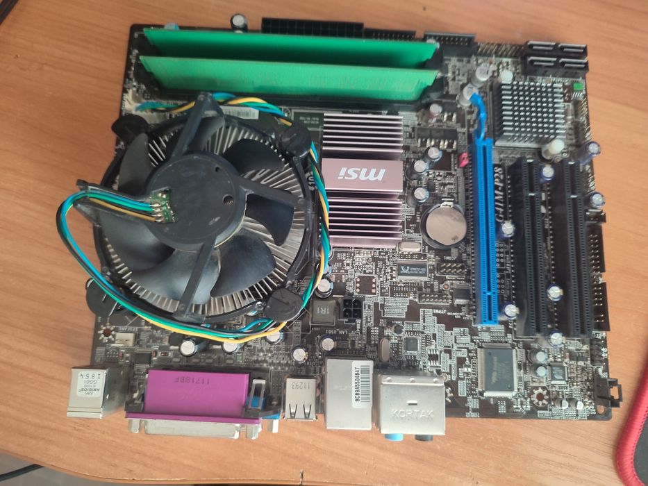 Комплект материнская плата + цп+ озу +кулер