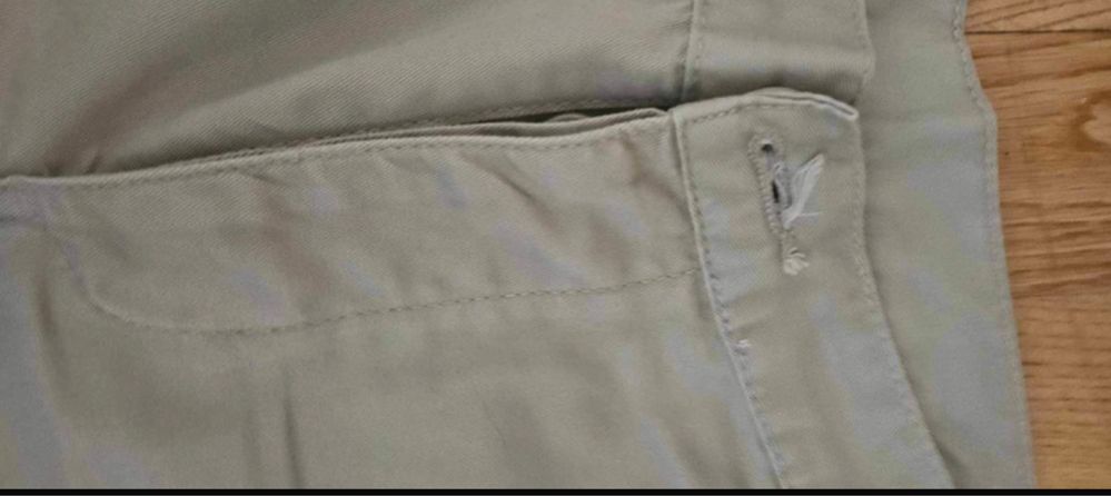Krótkie letnie spodenki bawełniane Cubus 36 khaki szary