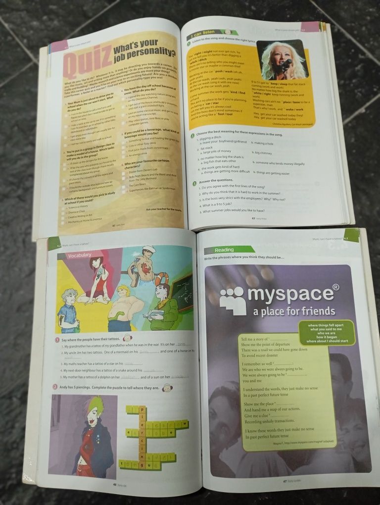 Livros escolares de inglês