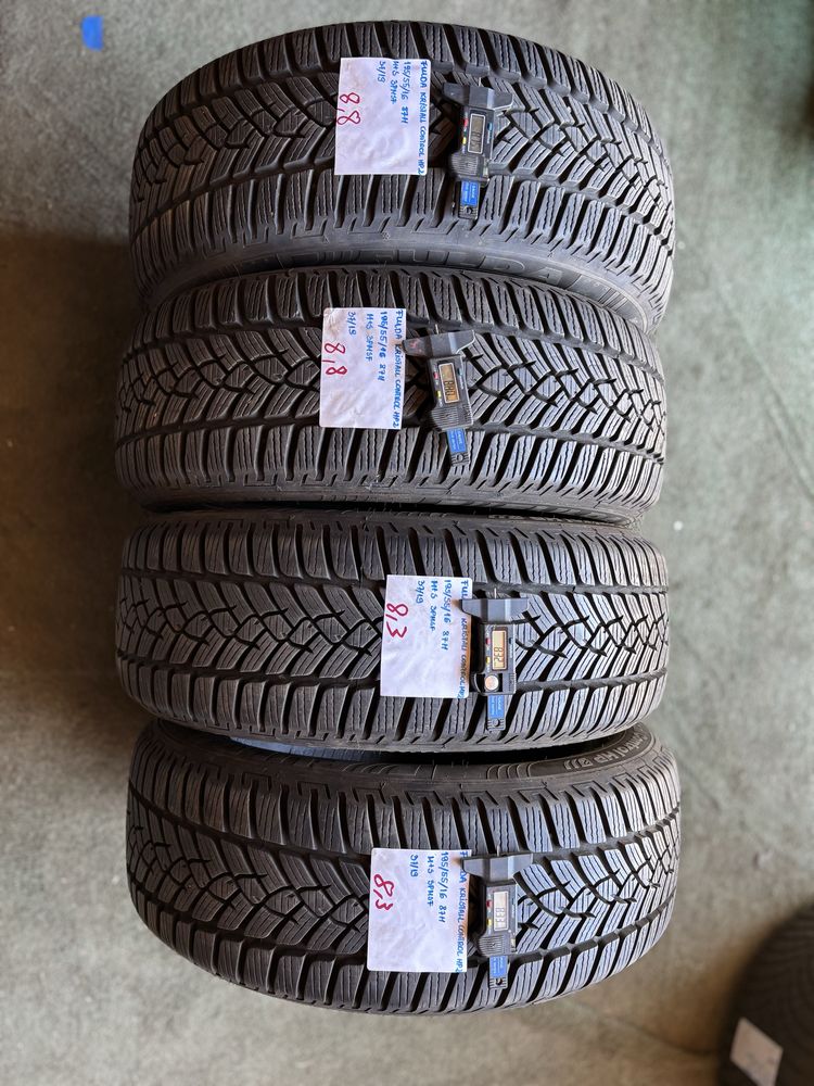4x 195/55R16 87H FULDA KRISTALL CONTROL HP2 opona zimowa M+S 3PMSF