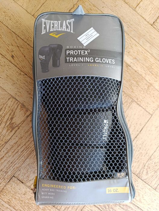 Rękawiczki treningowe Everlast Elite Protex2 Blck L/XL brak skóra!!!