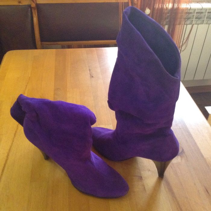 Сапожки демисезонные,замшевые