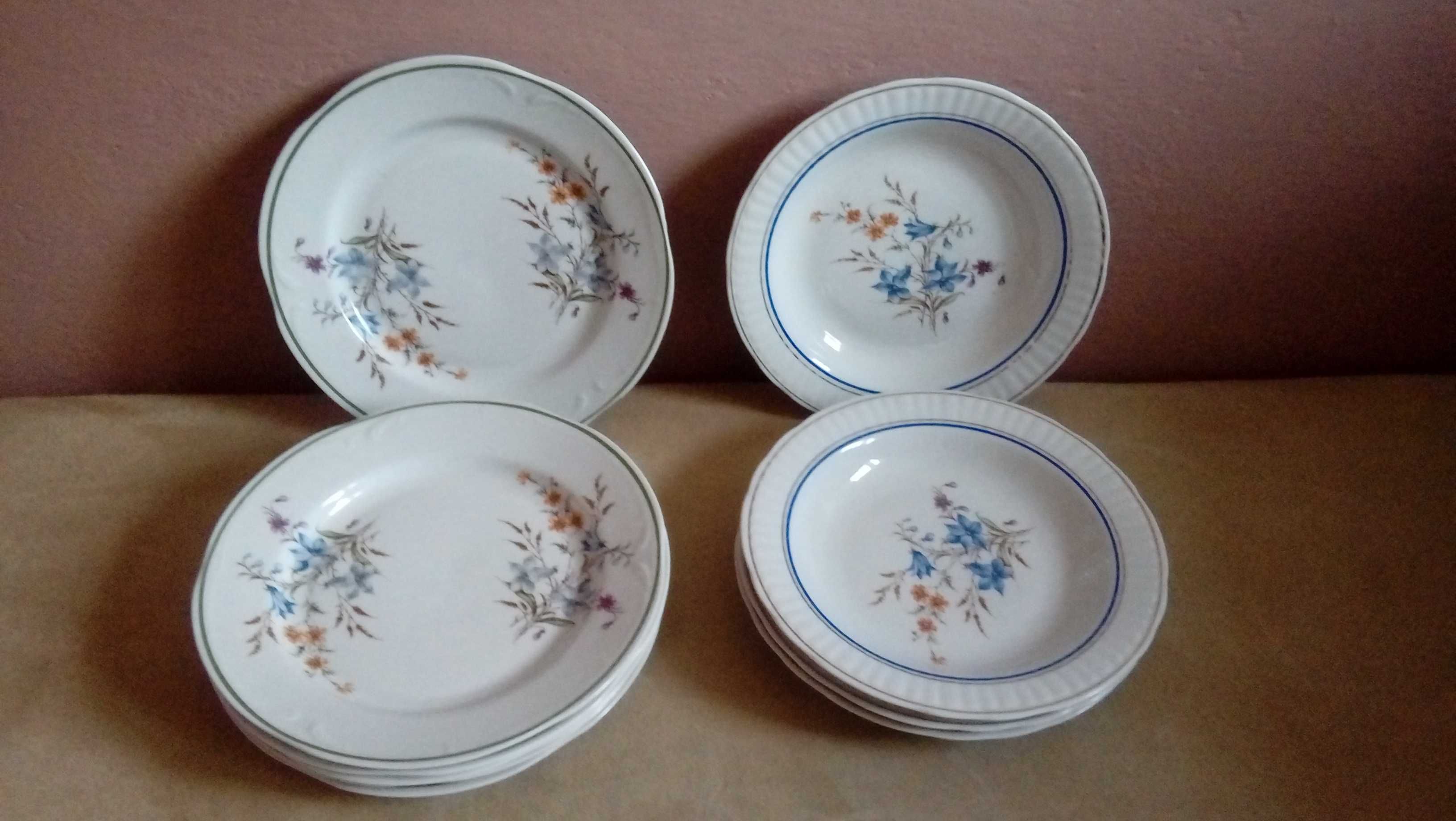 Talerze porcelana Włocławek, PRL