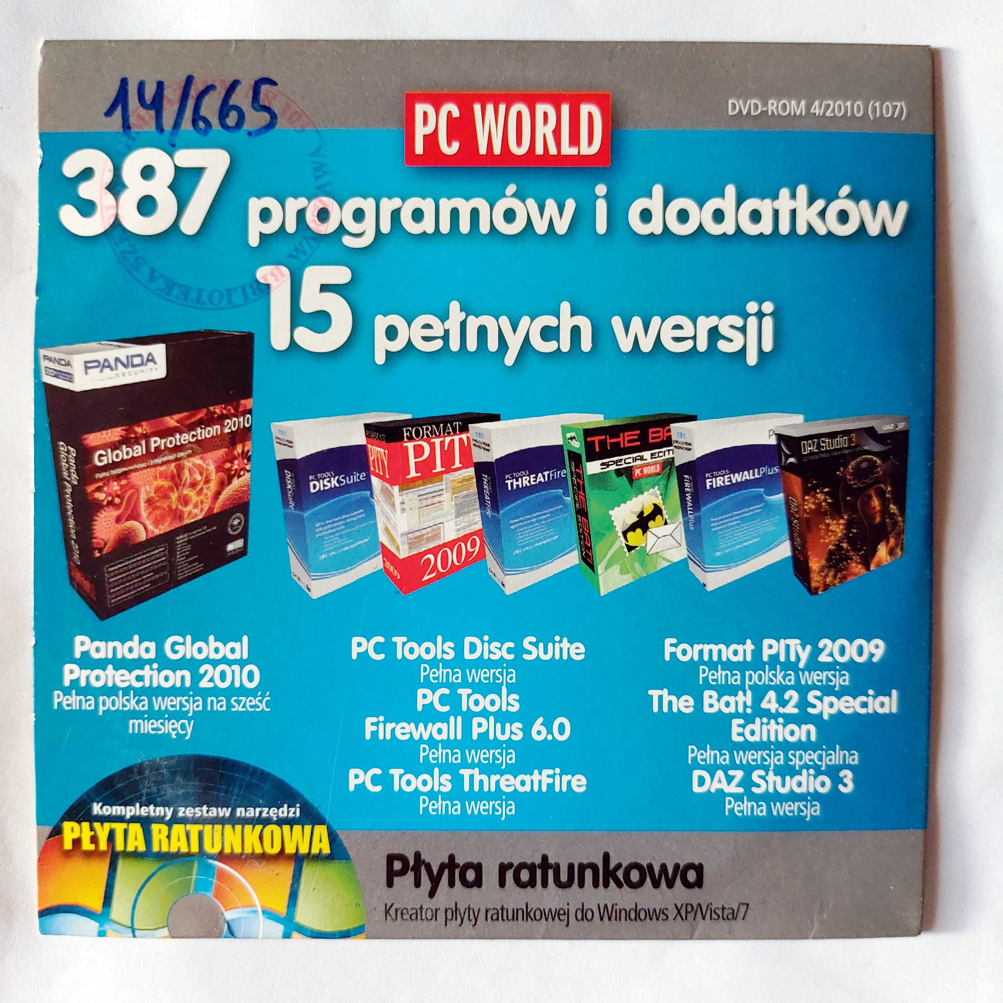 PŁYTY NA KOMPUTER - 8 sztuk: PC World, Magiczne Puzzle, Angielski inne