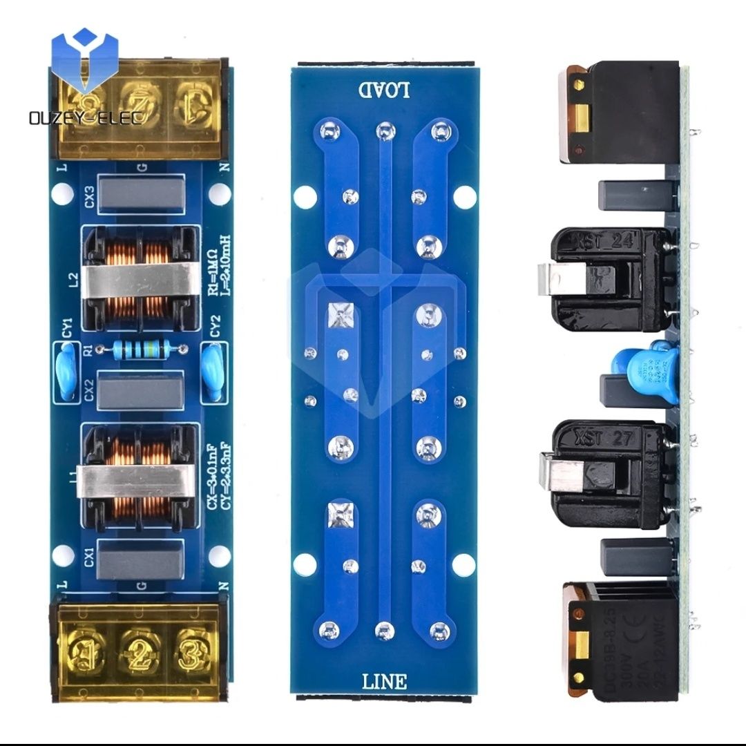 Фильтр EMI электромагнитных помех. Гальыаническая развязка.6А.АС 220 V
