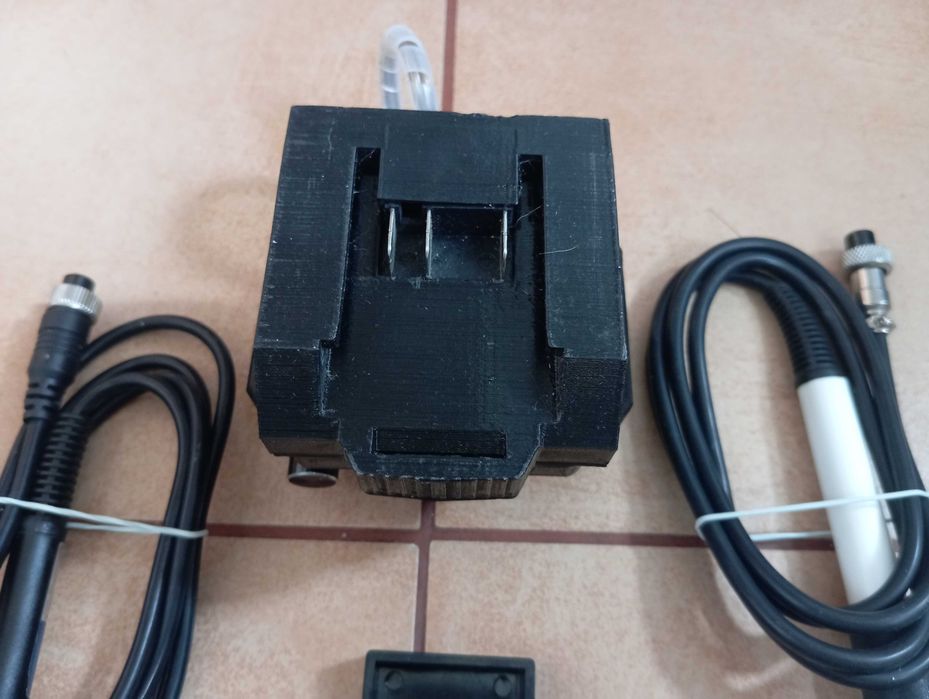 Lutownica T12 na akumulatory z systemu Parkside x20V team