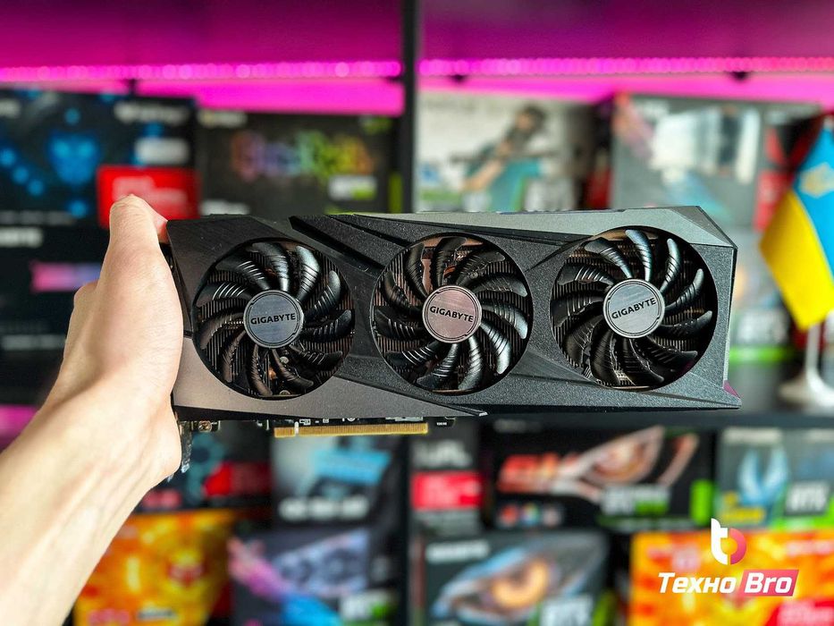 Гарантія! RTX 3070 8GB Gigabyte Gaming ігрова відеокарта пк ТехноБро
