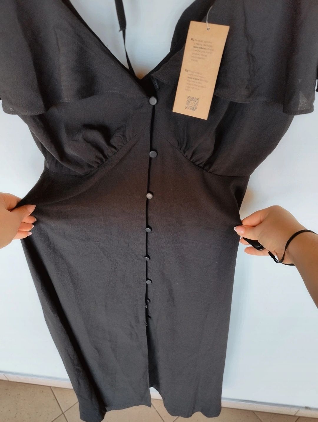Nowa/ sukienka /ASOS/ czarna /długa sukienka  /maxi / midi /