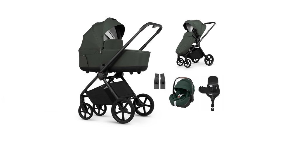 Venicci Claro 4w1 Forest +Maxi-Cosi Pebble 360Pro² Green +Baza 360Pro
