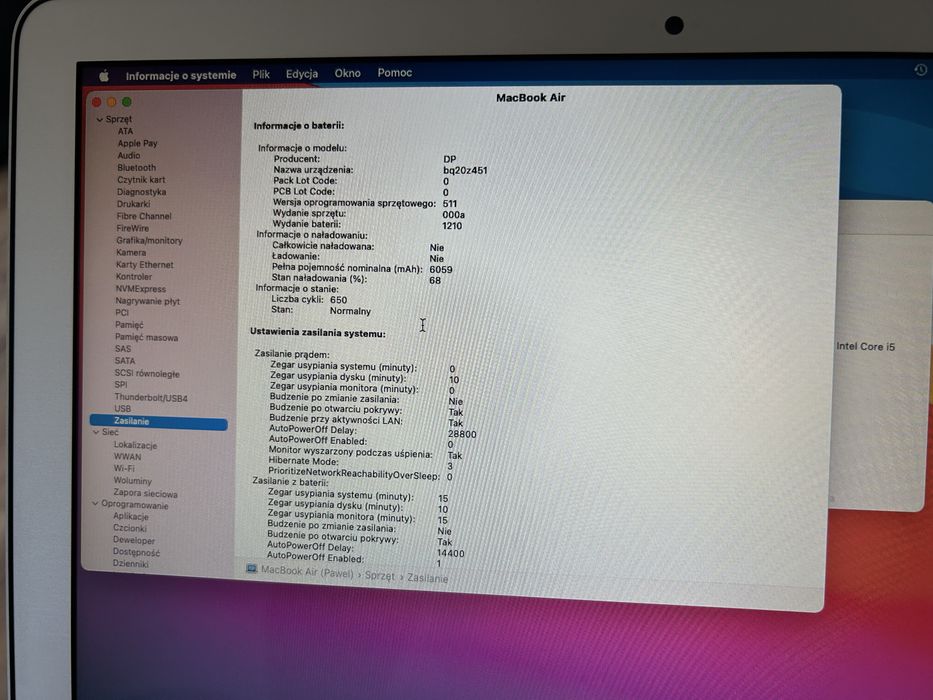 Apple MacBook Air 13,3/1.3/8GB/128 A1466