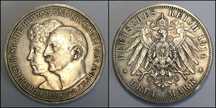 Niemcy Anhalt 3 Marki 1914