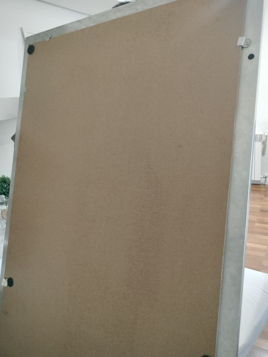 Espelho com moldura em inox