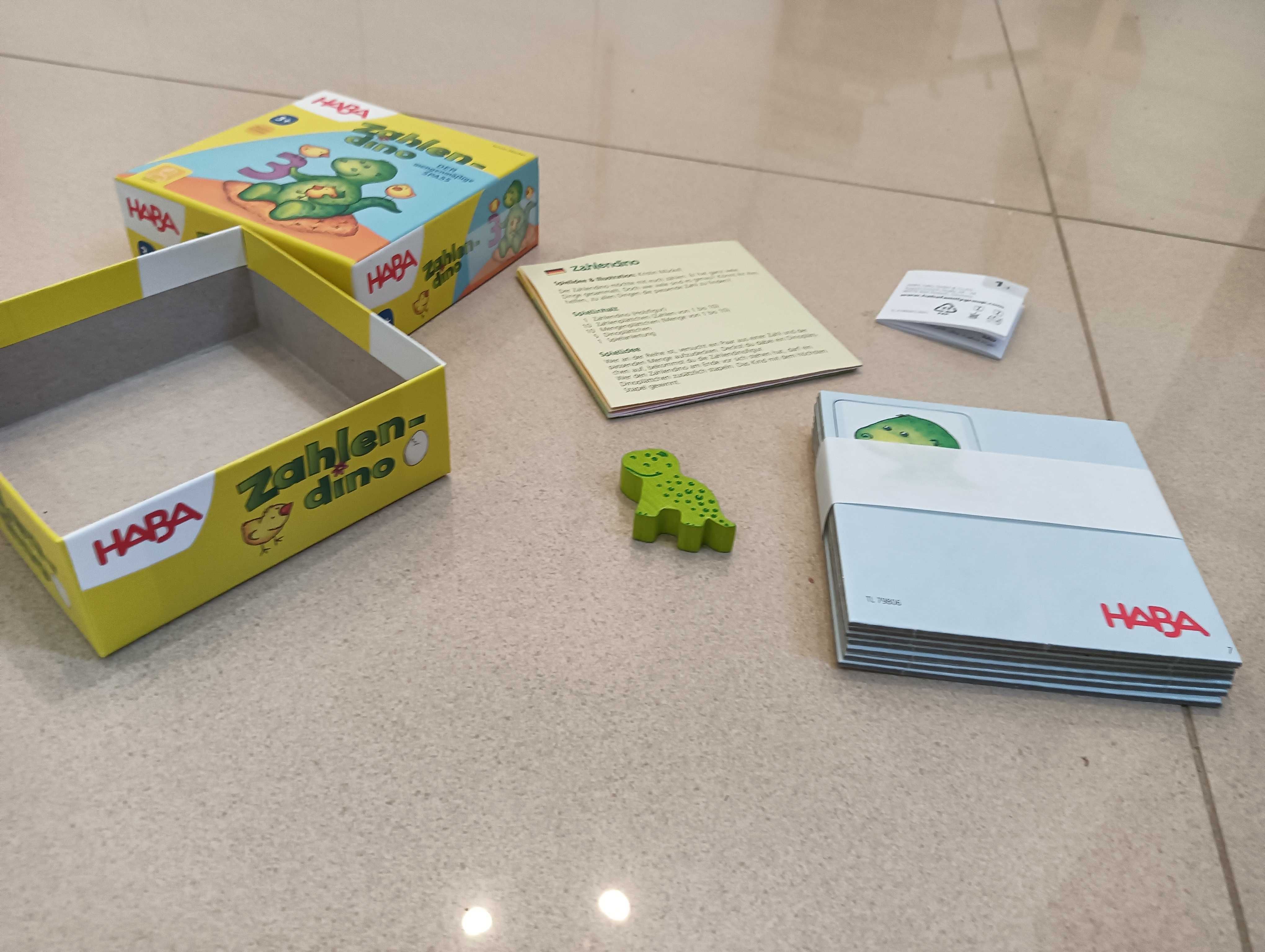 Gra planszowa Haba dla dzieci Liczbowy Dinozaur 3+ mini
