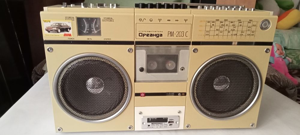 магнитола Ореанда РМ-203 С ,Маяк-240,плеер Sony,Panasonic