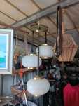 dizajnerski żyrandol lampa PRL