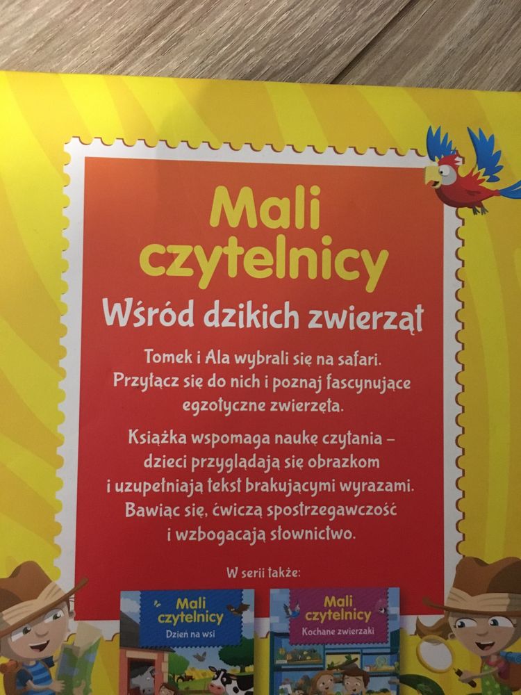 Książka Mali czytelnicy Wśród dzikich zwierząt