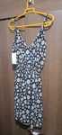 Vestido preto flores