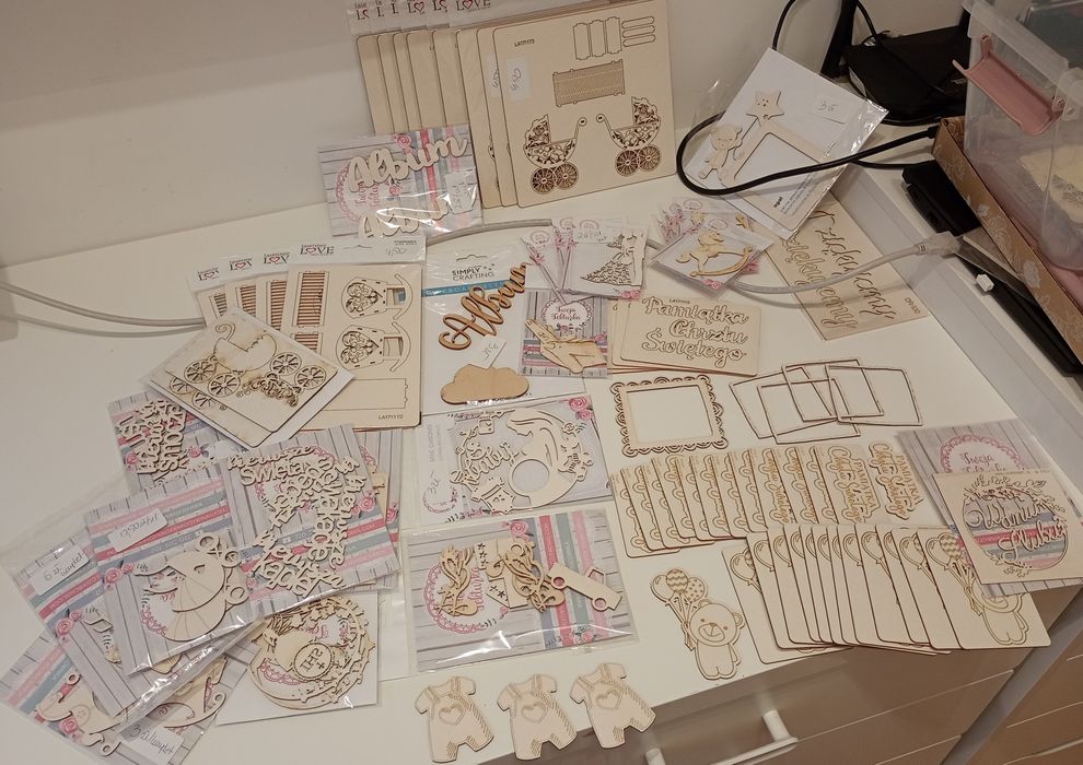 Zestaw tekturek scrapbooking