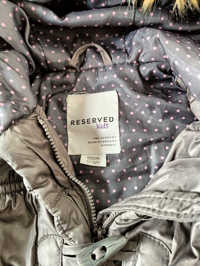 2 Kurtki zimowe Reserved r.92